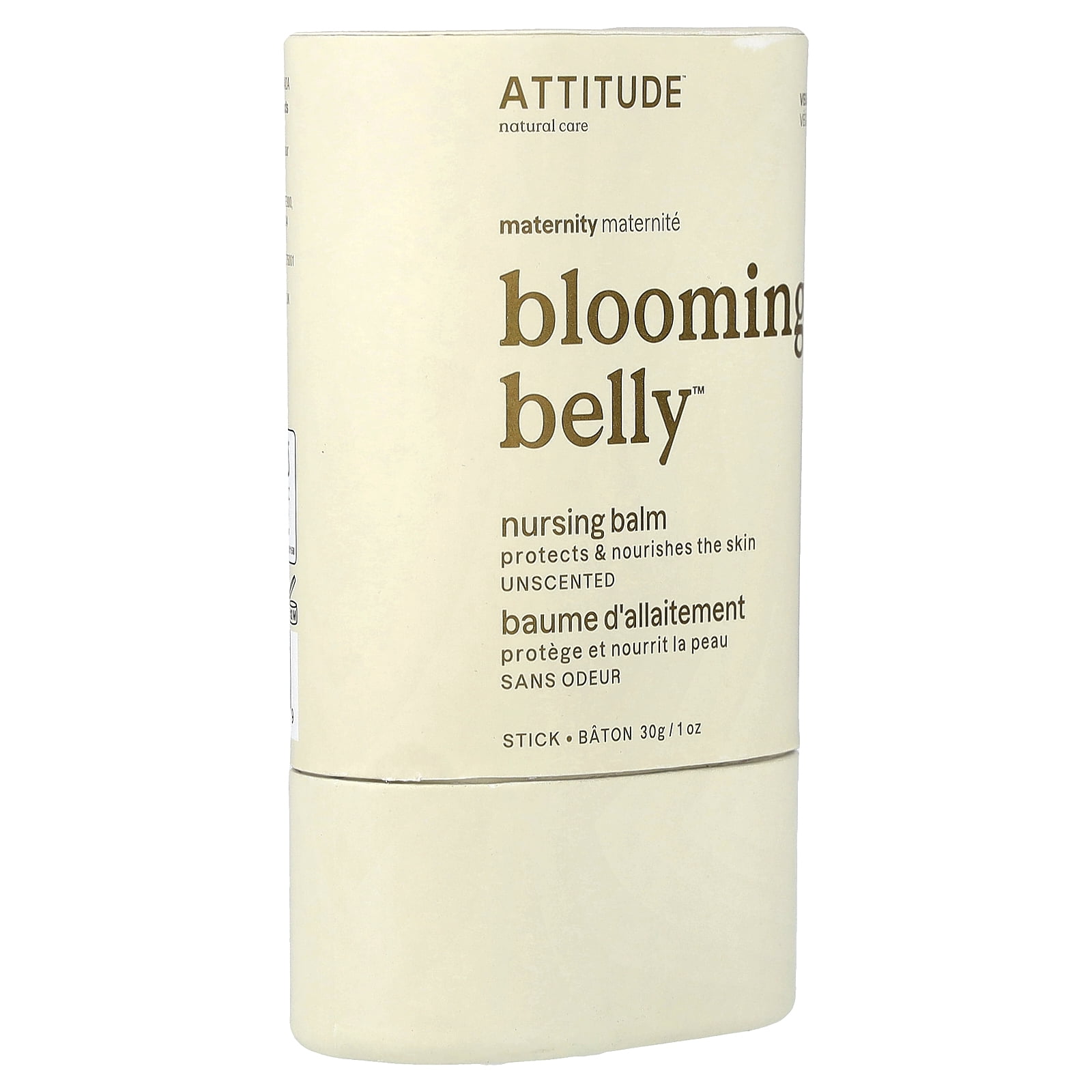 ATTITUDE Blooming Belly, Nursing Balm, Unscented, 1 oz (30 g)