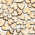 thumbnail image 3 of 200 mini corazones de madera para decorar bodas y manualidades., 3 of 5