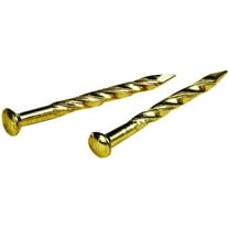 Hillman Trim Nail 1-1/4 " Brass Plated Brass Viewpack 1 Oz