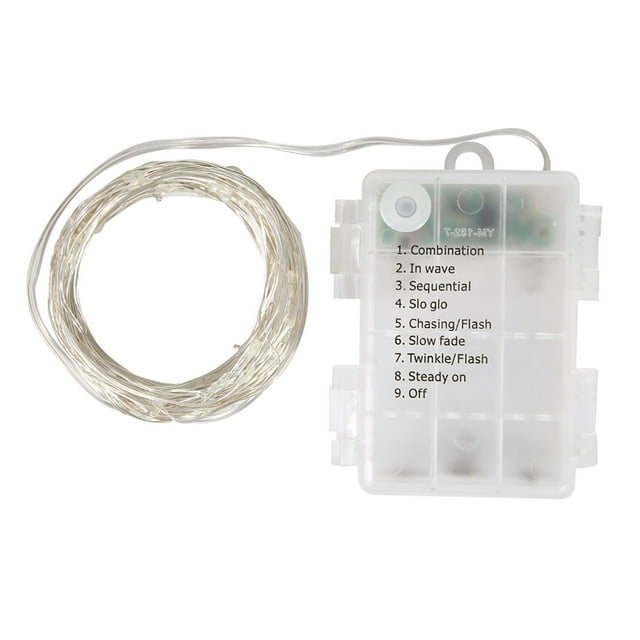 Cadena de luz LED de decoración impermeable Jadeshay 19.9 pies color púrpura