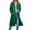 Green, variant on Women’s Long Hooded Zip Up Coat Full Length Casual Loose Fit Jacket with Drawstring and Pockets for Daily Wear Navy XL