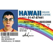 signs 4 fun nmlid mclovin id license's driver's license