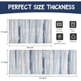 thumbnail image 3 of Modern Abstract Kitchen Mat Set of 2,Modern Farmhouse Kitchen Rugs and Mats Non Skid Washable,Blue Runner Rugs with Rubber Backing for Kitchen Decor and Accessories (17"x47"+17"x30"), 3 of 6