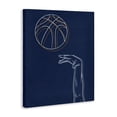 thumbnail image 2 of Stupell Industries Contemporary Basketball Lines Contour Canvas Art, 30 x 40, by Marcus Prime, 2 of 8