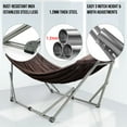 thumbnail image 4 of Tranquillo 1.2mm Hammock Stand & Hammock Net – Carry Bag Included (Brown), 4 of 8