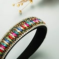thumbnail image 3 of Bandeau Rembourré en Strass, Bandeau de Luxe Fait Main avec Perles Accessoires pour Cheveux, 3 of 8