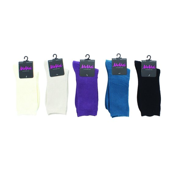 MeMoi Basic Rib Crew Sock