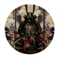 thumbnail image 4 of Orinice Samurai Swords Round Table Cover Stain Resistant Washable Indoor Outdoor Tablecloth Kitchen Dining Wedding Parties Waterproof 100% Polyester Fiber 42-46, 4 of 8