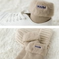 thumbnail image 4 of Chaussettes Thermiques Pitrices Épaissies à Rabat Chaudes Adorables Chaussettes Crew Confortables Douces Durables Chaussures en Peluche Extérieur Intérieur Neige Bleu Foncé, 4 of 9