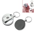thumbnail image 2 of 3 X Retractable Keychain With Belt Clip And Steel Reel Chain, Retractable Badge Holder Clip, Key Holder Clip Holder Banban, 2 of 5
