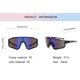 thumbnail image 2 of Gafas de sol de deportes polarizados Protección UV Conducir gafas para hombres Mujeres Azules, 2 of 6