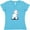 Aqua, variant on Inktastic Fluffybutt Westie Women's V-Neck T-Shirt