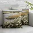 Chilfamy Flowers Sky Fashion Style DirtResistant Throw Pillow Covers