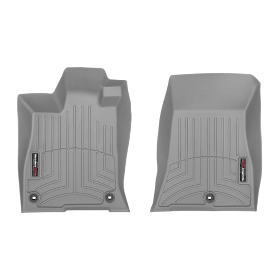 WeatherTech Custom Fit FloorLiners compatible with Acura TLX, TLX Type S - 1st Row (Driver & Passenger), Grey