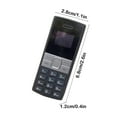 thumbnail image 3 of RXMEKW Mini Cell Phone Bm150 Mini Phone 2G Student Elderly Dual Sim Bluetooth Dial Bar Small Keyboard Phone, 3 of 6