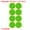 Light Green, variant on Color Sticker Round Label 50mm for Office Marker White Pack of 120