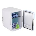 4L Car Refrigerator, Food Grade Liner Input Voltage  12V  Thermal Insulation Portable Refrigerators  for Student Dormitory