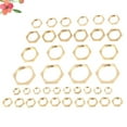 thumbnail image 1 of DEEPCRAFF Assortiment de 40 Pcs d'Écrous de Blocage Laiton Doré Durable pour Tuyaux de Machine Écrou de Fixation, 1 of 8