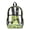Soccer Ball Grass Design, variant on Whosucclay Glasses Dinosaur Transparent Bag for Boys Girls, Elementary Kindergarten Wide Shoulder Straps Side Pockets Travel Bookbag for School Stadium