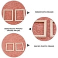 thumbnail image 3 of Miangastore Beige Mini Photo Frame for Decoration Synthetic Material Safe Durable Exquisite Workmanship 12pcs, 3 of 8