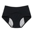 thumbnail image 4 of Plus Size Women's Panties High Waisted Leak Proof Underwear Comfortable Breathable Aunt Sanitary Pants for Menstruation, 4 of 4