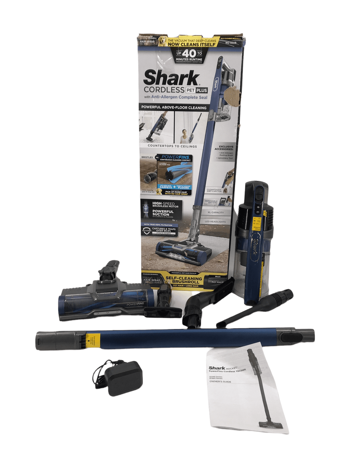 Shark Vacuum IZ361H Cordless Pet Plus 