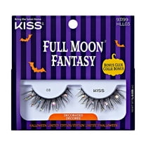 KISS Full Moon Fantasy Decorated, False Eyelashes, Sultry Sorceress, 14mm-16mm, 1 Pair