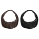 thumbnail image 1 of Bolso Hombro Con Forma Media para Mujer Piel Sintética Color Sólido (café), 1 of 6