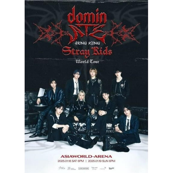 Stray Kids Concert 2025 Hong Kong Stray Kid poster, Stray Kids Kpop Poster