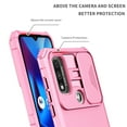 thumbnail image 2 of Tarise for Motorola Moto G Stylus 5G 2021 Phone Case with Slide Camera Cover, Kickstand Rugged Shockproof TPU Rubber Silicone Anti-Scratch Hard PC Back Case Cover for Moto G Stylus 5G 6.8", Pink, 2 of 8