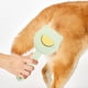 thumbnail image 5 of pstuiky Peine de acero inoxidable para mascotas con aguja de masaje cepillo de depilación peine autolimpiable portátil con un solo clic herramientas de aseo, 5 of 6