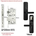 thumbnail image 2 of Digital Electronic Smart Door Lock With Biometric Camera Fingerprint Smart Card Password Key Unlock ,Easy Installation, 2 of 7