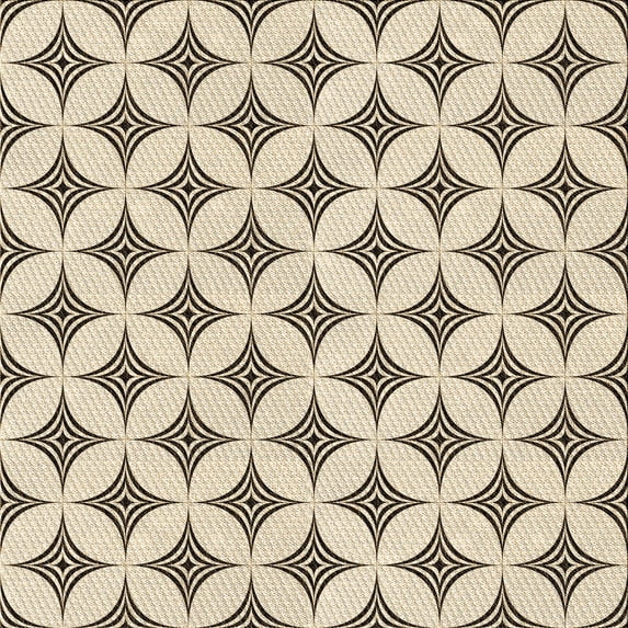 Ahgly Company Indoor Square Patterned Wheat Beige Area Rugs, 7' Square