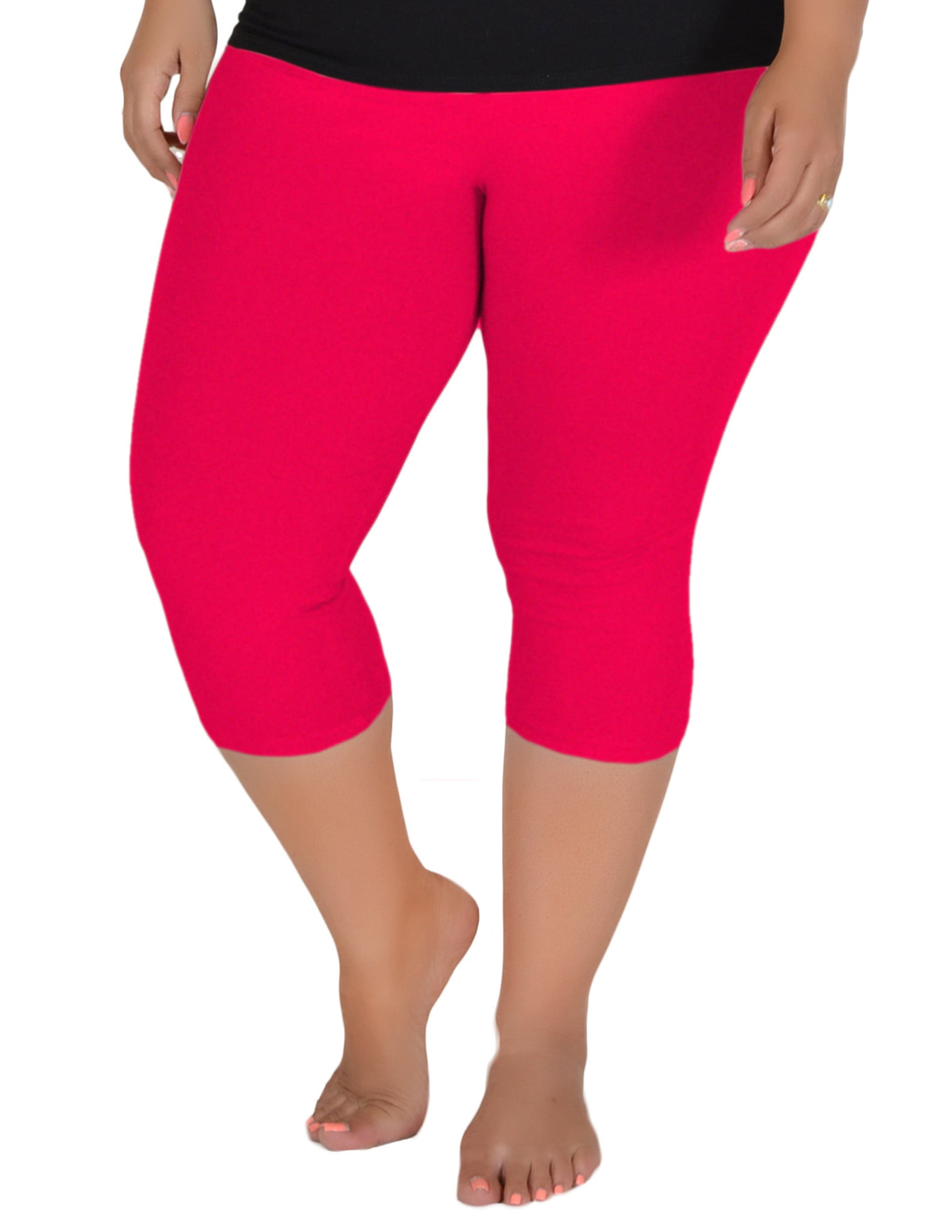 hot pink leggings plus size