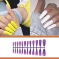 thumbnail image 5 of Uñas postizas largas cortas Minnieouse Manicura de Uñas Púrpura claro, 5 of 5