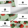 thumbnail image 5 of Sage Green Strawberry Outdoor Rug 5x7 Ft, Non Slip Washable Area Rug, Spring Floral Watercolor Summer Botanical Patio Rugs Carpet Runner, Large Floor Mat for Indoor/Outdoor Deck Porch Camping, 5 of 8