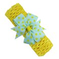 thumbnail image 2 of Bmisegm Toddler Headbands Baby Girls Cute Floral Prints Flower Bowknot Elastic Headband Toddler Hair Ties I,One Size, 2 of 3