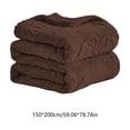 thumbnail image 3 of Dimensional Jacquards Blanket Double Sided Velvet Butterflies Car Blanket Office Nap Cover Blanket, 3 of 6