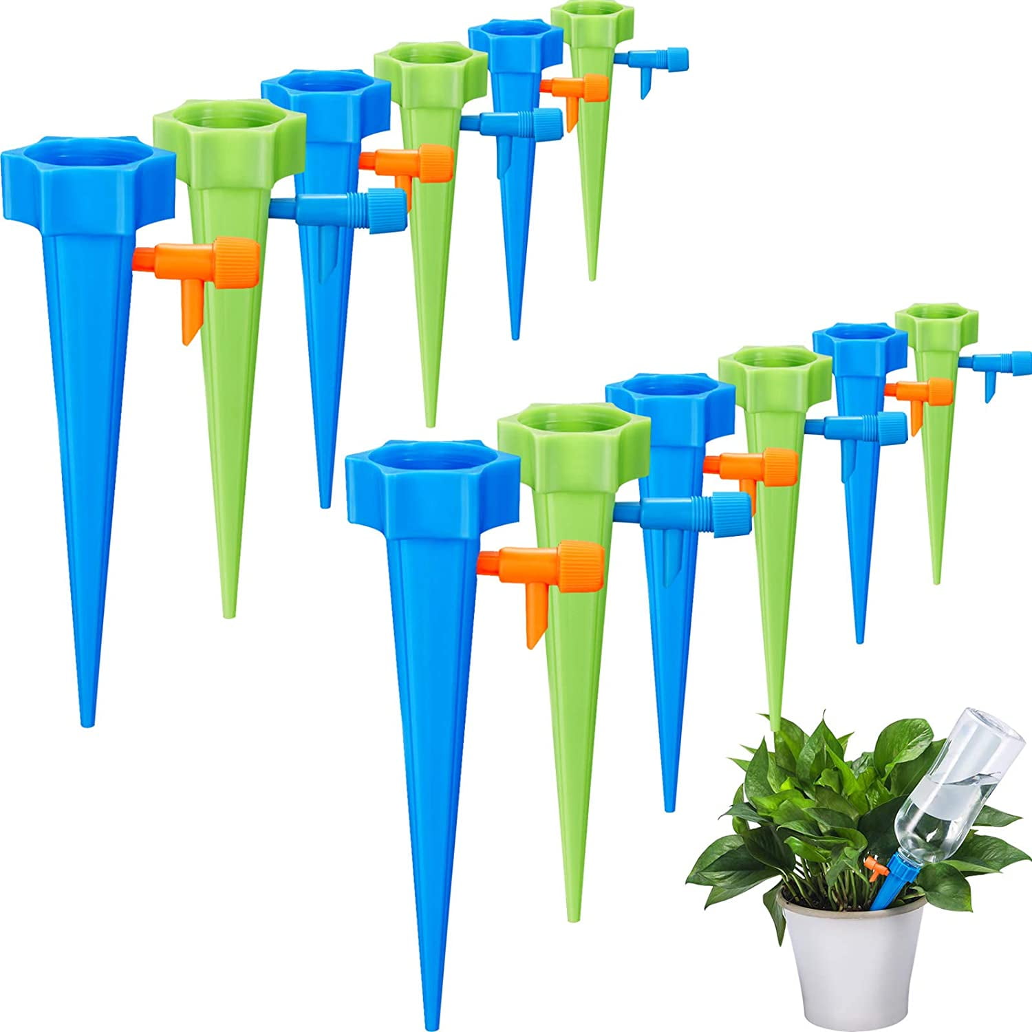 Self Watering Spikes Adjustable Plant Watering Spikes Automatic Watering Devices with Slow