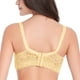thumbnail image 4 of Ploknplq Bras for Women,Wireless Bra,Breathable Bras for Women,Womens Sexy Lace Gathered Bra Straps Breast Cup Underwear (no Underwire),Bralettes for Women,Bras for Women No Underwire Beige 85C, 4 of 4