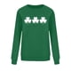 thumbnail image 2 of TaTaai Round Neck Long Sleeve St. Patrick‘s Day Tees for Women 2026 Casual Loose Fit Printed Sweatshirt Soft Polyester Pullover Fall Daily Top Gift, 2 of 6