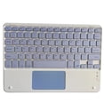 thumbnail image 1 of Spanish/English Bluetooth Keyboard 10 inch for iPad Air Pro Wireless Rechargeable Keyboard for Phone Tablet Laptop Universal, 1 of 5