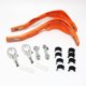 thumbnail image 1 of 2 Piezas Aleación 7/8 Pulgadas 1-1 / 8 Pulgadas Dirt Bike ATV Motocicleta Guardias de Mano naranja Cola Handguard tapa, 1 of 7