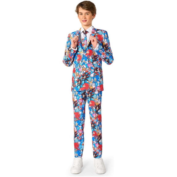 OppoSuits Teen Boys' Suits TEEN BOYS Sonic the HedgehogT - US 14Y Miscellaneous