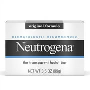 Neutrogena Transparent Scented Facial Soap, Original Formula Soap - 3.5 Oz