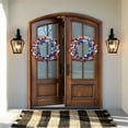 thumbnail image 5 of 2 Pcs 4th of July Decoration Star Wire Garland Patriotic Tinsel Stars Garlands Patriotic Red White and Blue Star Metallic Garland for Independence Day Memorial Day Decor,24.6 ft/Pc,Topboutique, 5 of 6