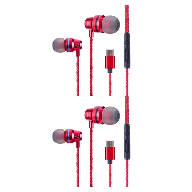 Methold Puerto tipo C In-ear Super Bass Line Control Auricular Teléfono Micrófono Auriculares con cable Auriculares Para todos los teléfonos Type1 NO1