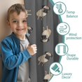 thumbnail image 3 of Blackout Kids Curtains,Cute Pug Puppies Childrens Insulated Curtains Set Of 2,Bedroom Essentials,Toddler Room Decor 52"x84"(132x213cm), 3 of 4
