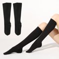 thumbnail image 1 of 1 Pair Compression Socks High Elastic Good Ductility Spandex Reduce Abrasion Varicose Veins Socks for Adult, 1 of 8