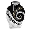 thumbnail image 3 of Sudadera con capucha y estampado 3D de guitarra y piano para hombre, sudadera de manga larga con patrón de instrumento musical, abrigo con capucha de calle, ropa para hombre, 3 of 4